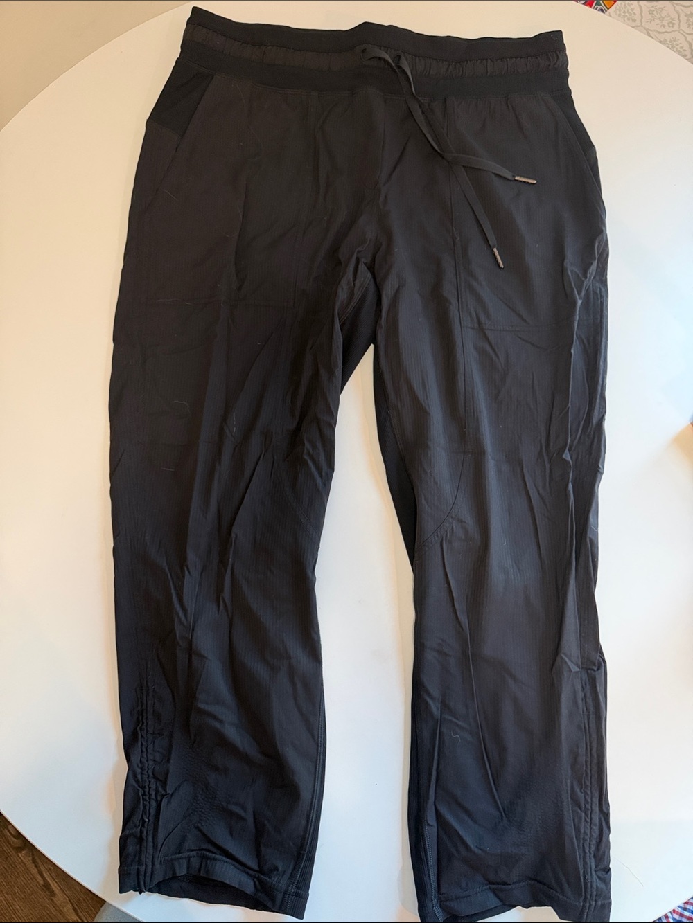 Women’s Black Drawstring Casual Athletic Pants
